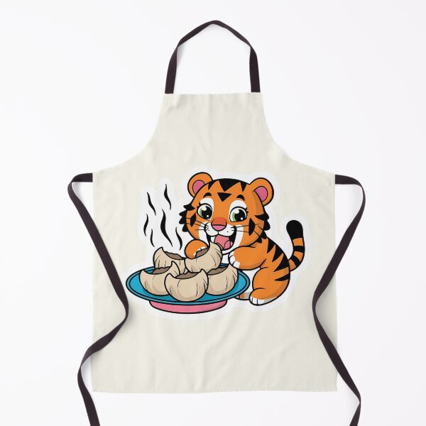 Item preview, Tiger eating Dumplings designed and sold by Kids GobbleGala.