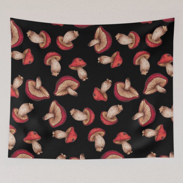 Item preview, Wild Mushroom Repeat Pattern No 34 designed and sold by Shoot-The-Moon.