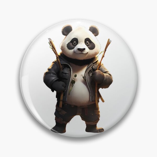 Item preview, Panda adventurer in a leather jacket designed and sold by argenta75.