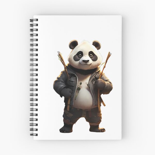 Item preview, Panda adventurer in a leather jacket designed and sold by argenta75.