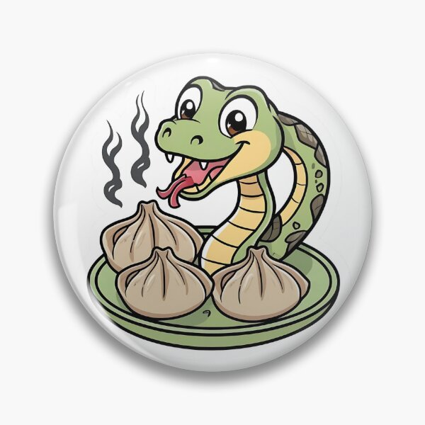 Item preview, Snake eating Dumplings - Gobble Gala designed and sold by Kids GobbleGala.