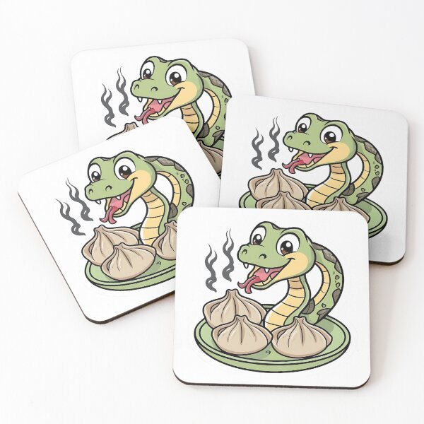 Item preview, Snake eating Dumplings - Gobble Gala designed and sold by Kids GobbleGala.