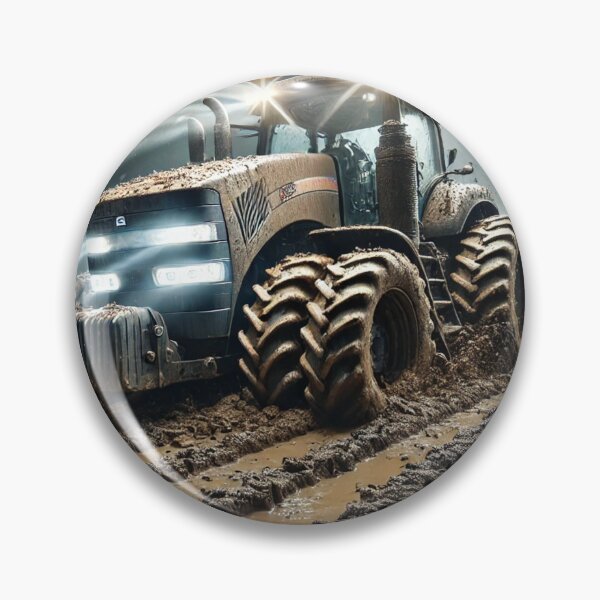 Item preview, Tractor in Heavy Rain designed and sold by EndOfRainbowArt.