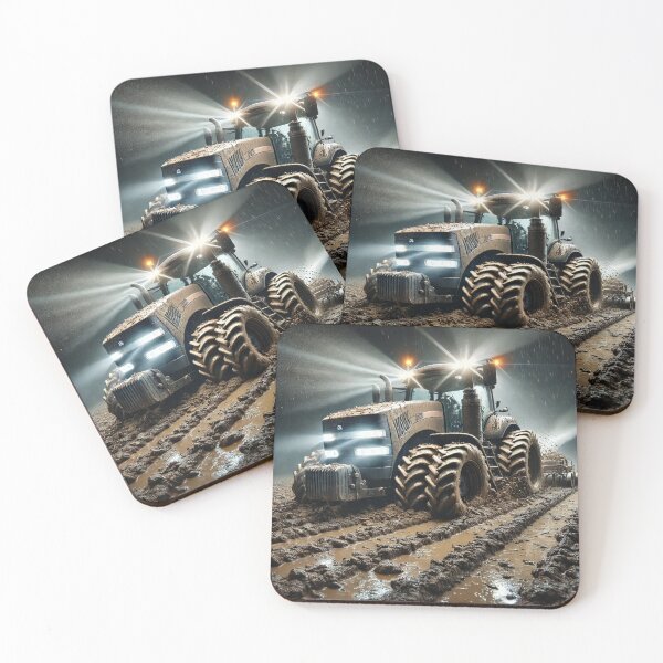 Item preview, Tractor in Heavy Rain designed and sold by EndOfRainbowArt.