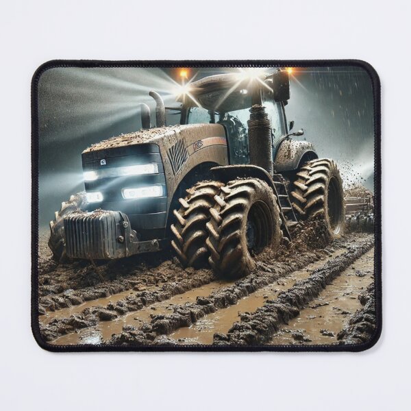 Item preview, Tractor in Heavy Rain designed and sold by EndOfRainbowArt.