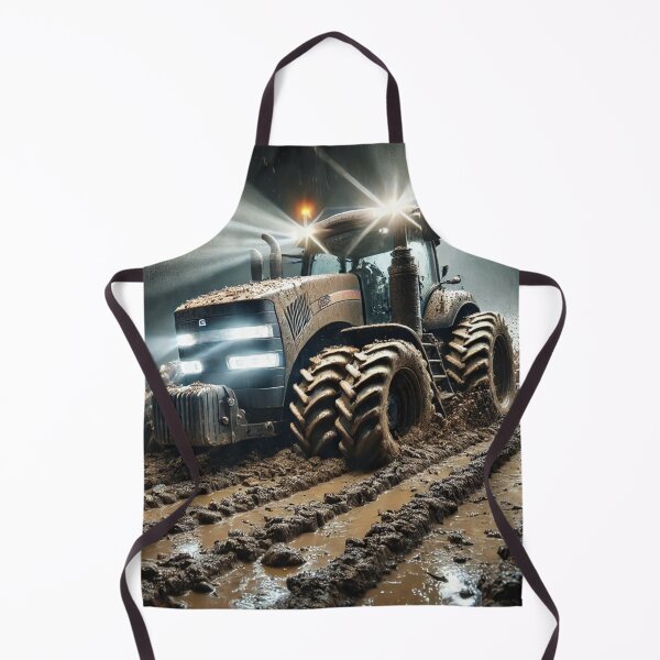 Item preview, Tractor in Heavy Rain designed and sold by EndOfRainbowArt.