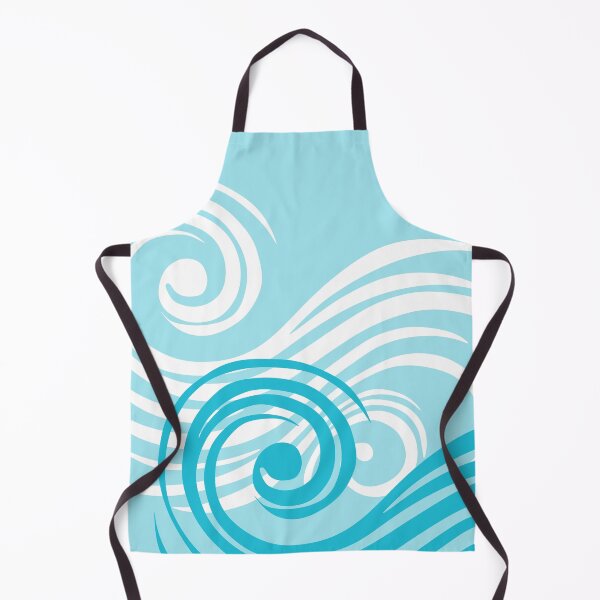 Item preview, Light Turquoise Waves - a Touch of Elegance, Unique designed and sold by villacreativa.