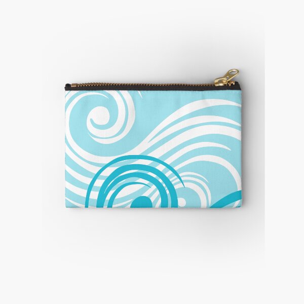 Item preview, Light Turquoise Waves - a Touch of Elegance, Unique designed and sold by villacreativa.