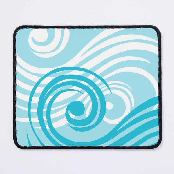 Item preview, Light Turquoise Waves - a Touch of Elegance, Unique designed and sold by villacreativa.