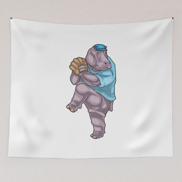 Item preview, Hippo Baseball Baseball glove designed and sold by Snabdesign84.