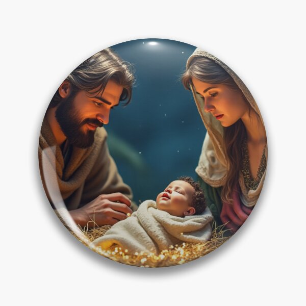 Aperçu de l'œuvre Joyeux Noël avec Marie, Joseph et Jésus. créée et vendue par artcreatedbybill.
