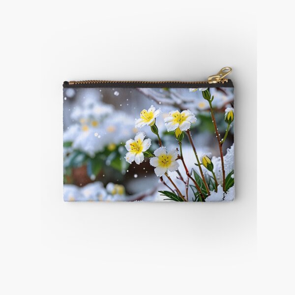 Item preview, Cute yellow flower in winter. designed and sold by PatDoArt.
