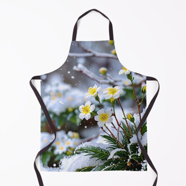 Item preview, Cute yellow flower in winter. designed and sold by PatDoArt.
