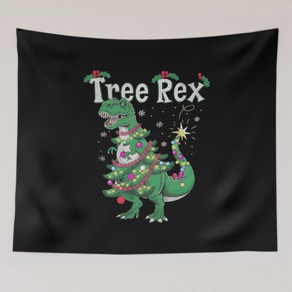 Item preview, Tree Rex Dinosaur Christmas Pun designed and sold by DomTeesHaven.