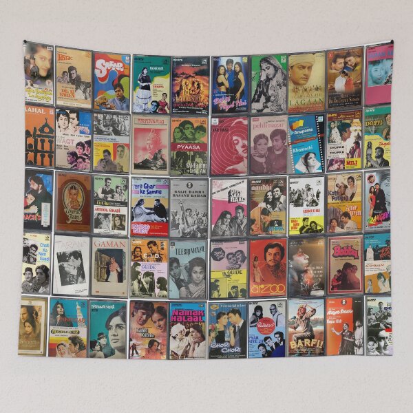 Artikelvorschau, Das Beste aus Bollywood – Vintage-Soundtrack-Albumcover entworfen und verkauft von Mr Mustard Prints.