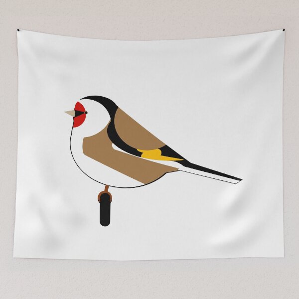 Item preview, Cute great goldfinch bird - birds in my garden designed and sold by mikistudio.