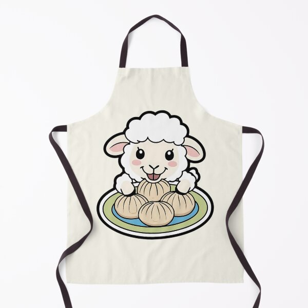 Item preview, Sheep eating Dumplings - Gobble Gala designed and sold by Kids GobbleGala.