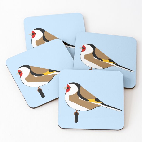 Item preview, Cute great goldfinch bird - birds in my garden designed and sold by mikistudio.