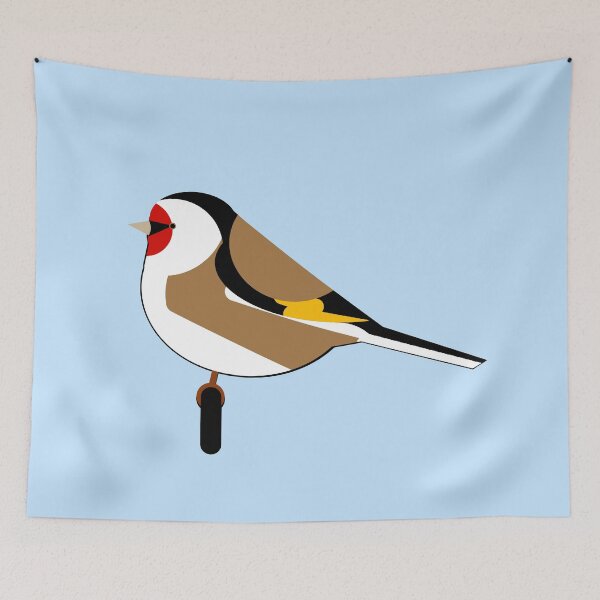 Item preview, Cute great goldfinch bird - birds in my garden designed and sold by mikistudio.