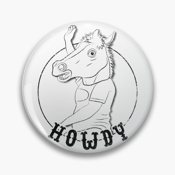 Item preview, Howdy Funny Cowboy Horsehead Design designed and sold by shufti.