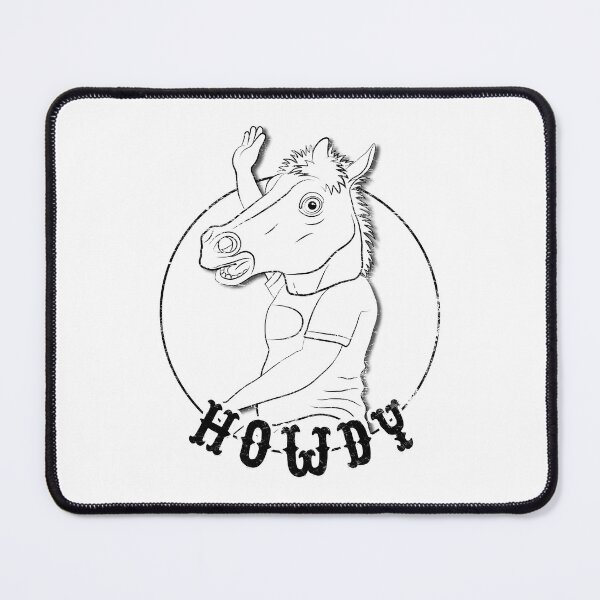 Item preview, Howdy Funny Cowboy Horsehead Design designed and sold by shufti.