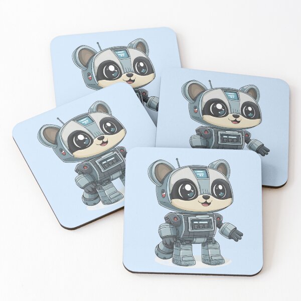 Item preview, raccoon robot designed and sold by DerSenat.
