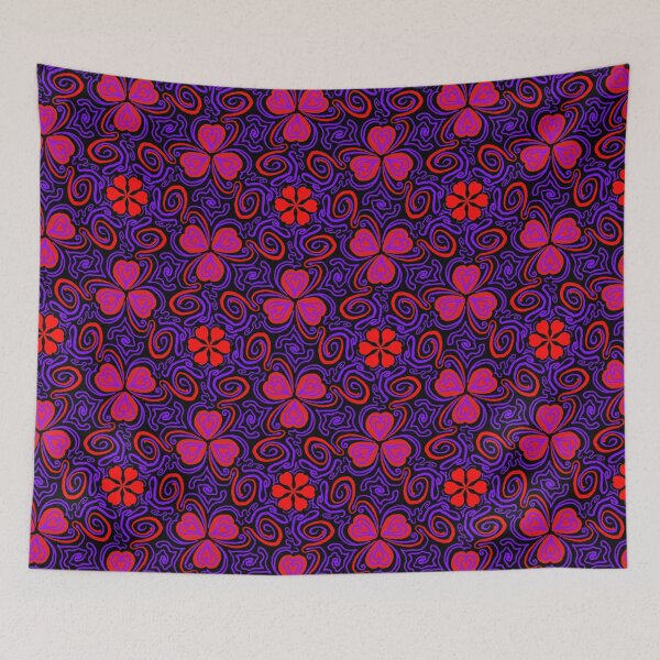 Item preview, Shaky hand drawn Organic shapes, Hearts, Repeating Pattern  designed and sold by Shoot-The-Moon.