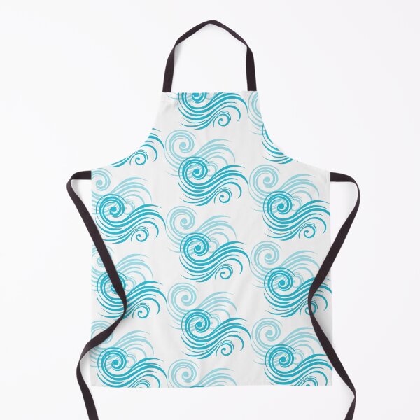 Item preview, Light Blue Waves - a Touch of Elegance, Pattern, Unique designed and sold by villacreativa.