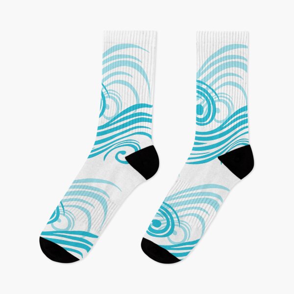 Item preview, Light Blue Waves - a Touch of Elegance, Pattern, Unique designed and sold by villacreativa.