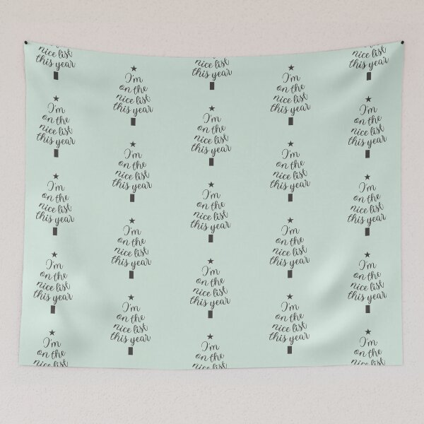 Item preview, I'm On The Nice List This Year designed and sold by Fanverse Merchandise.