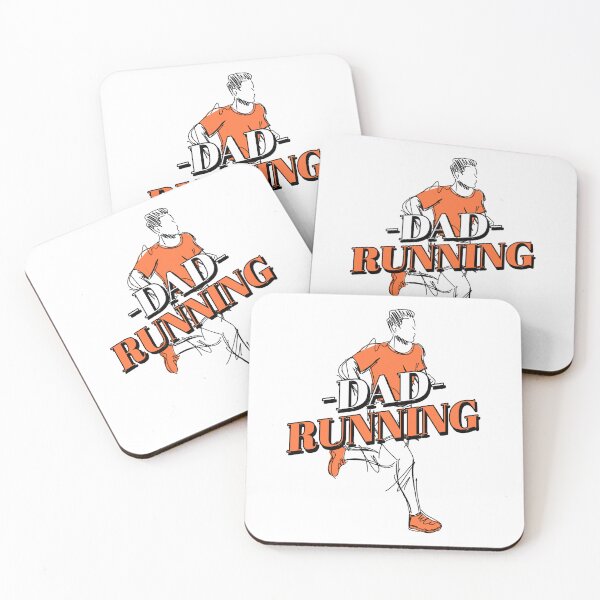 Item preview, Dad running designed and sold by FirstTimeTees.