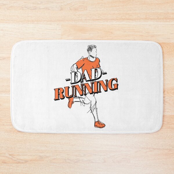 Item preview, Dad running designed and sold by FirstTimeTees.