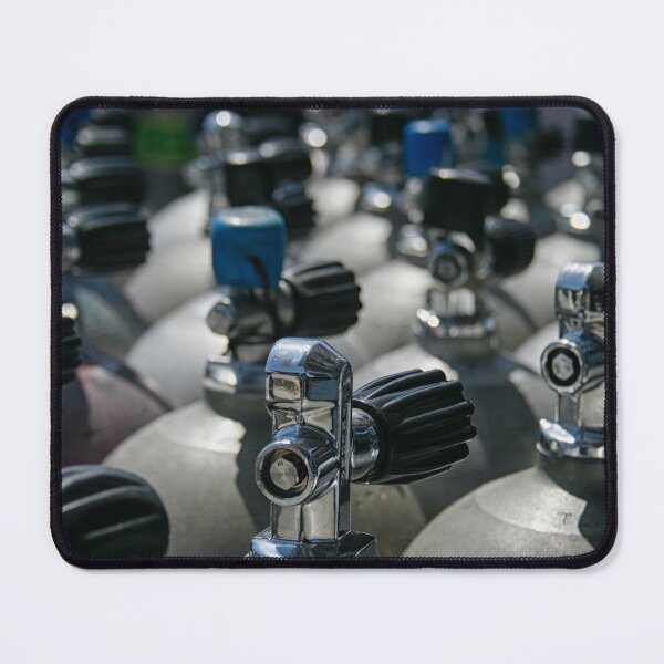 Item preview, Rows of scuba tanks in close up designed and sold by Photopat.