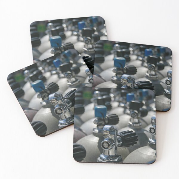 Item preview, Rows of scuba tanks in close up designed and sold by Photopat.