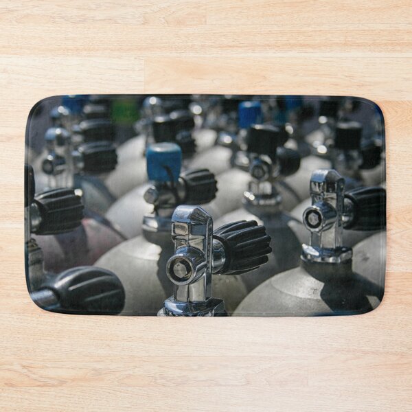 Item preview, Rows of scuba tanks in close up designed and sold by Photopat.
