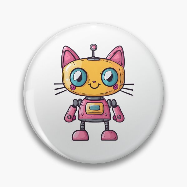 Item preview, robot cat designed and sold by DerSenat.