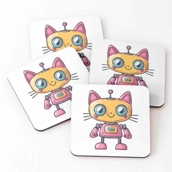 Item preview, robot cat designed and sold by DerSenat.