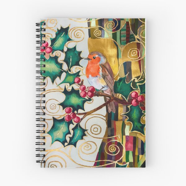 Item preview, Navidad - Reflexión de petirrojo rojo designed and sold by CanvasCarousel.