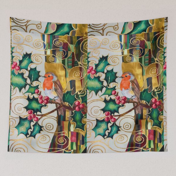 Item preview, Christmas - Red Robin Reflection  designed and sold by CanvasCarousel.
