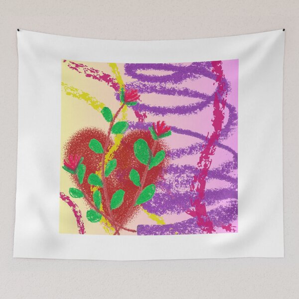 Item preview, Abstract Heart and Floral Fusion designed and sold by Arte82.