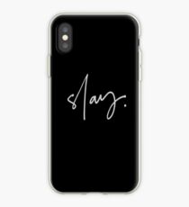 Slay (black) iPhone Case