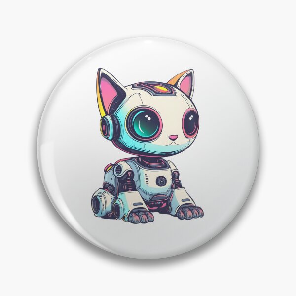 Item preview, robot cat designed and sold by DerSenat.