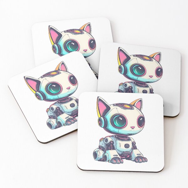 Item preview, robot cat designed and sold by DerSenat.