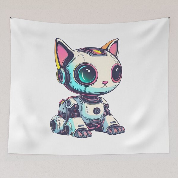 Item preview, robot cat designed and sold by DerSenat.