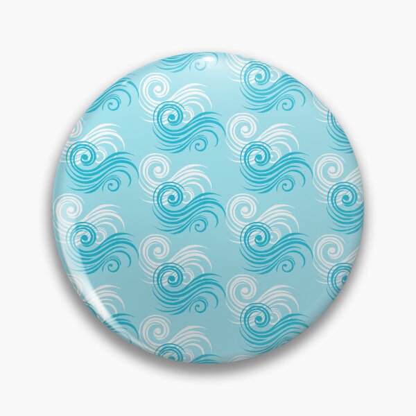 Item preview, Light Turquoise Waves - a Touch of Elegance, Pattern, Unique designed and sold by villacreativa.