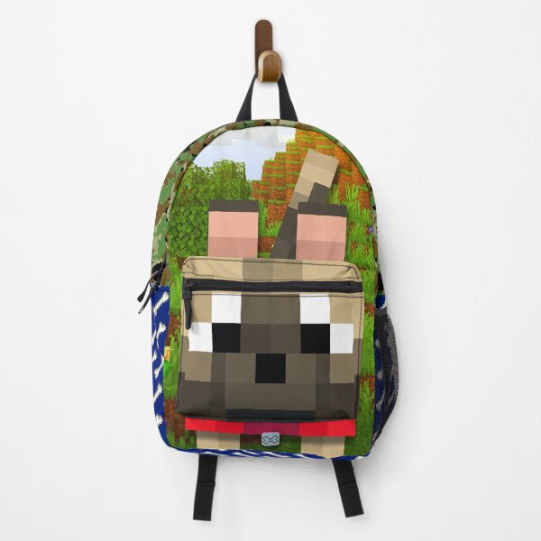 Item preview, Minecraft Striped Wolf designed and sold by TrippyTooni.