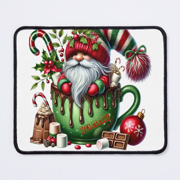 Item preview, Choccy christmas, fairy gnome dressed for christmas fun designed and sold by LoneAngel.