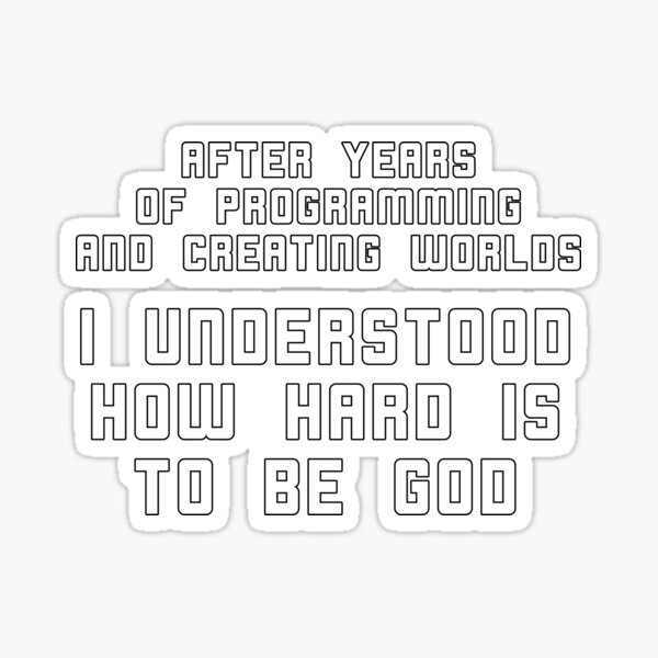 Item preview, Hard To Be God Gamedev designed and sold by Me-Meme.