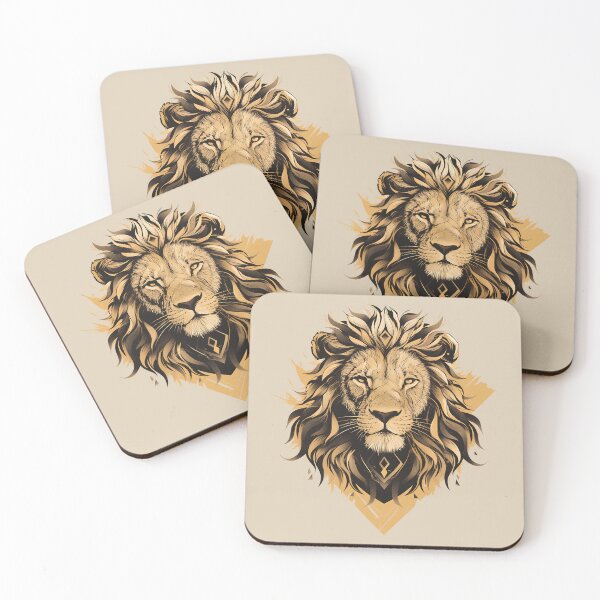 Item preview, Bold and Minimalist Lion Illustration designed and sold by Windy-market.