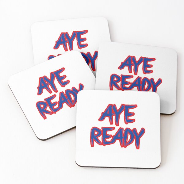 Item preview, Aye Ready alt blue designed and sold by VRedBaller.